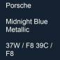 Preview: Porsche, Midnight Blue Metallic, 37W / F8 39C / F8.